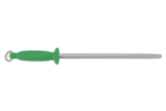 SHARPENING STEEL Green 300MM, Carbon Steel Chromium Coated Polypropylene, Arcos