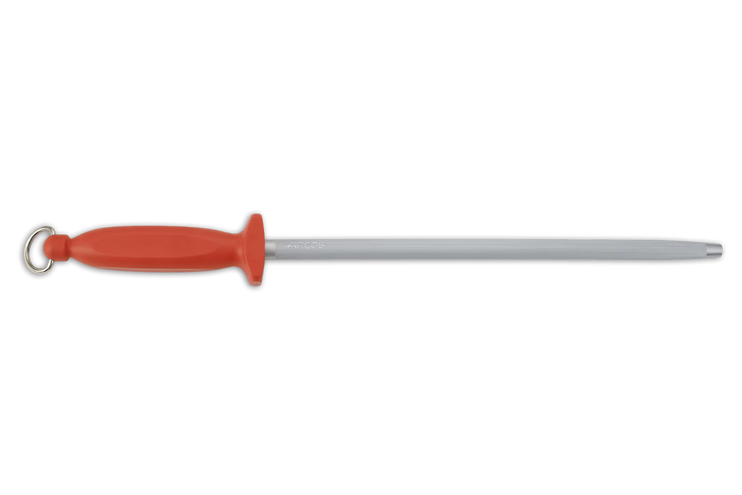 SHARPENING STEEL Red 300MM, Carbon Steel Chromium Coated Polypropylene, Arcos