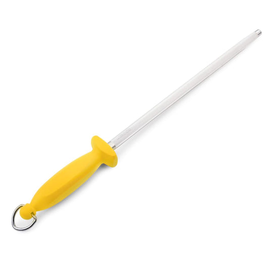 SHARPENING STEEL Yellow 300MM, Carbon Steel Chromium Coated Polypropylene, Arcos