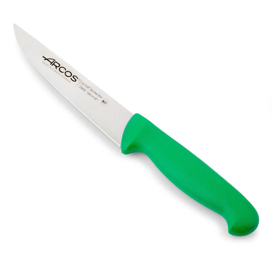 CHEF'S KNIFE 6" Green 150 MM, NITRUM® Stainless Steel, Polypropylene (PP), Arcos