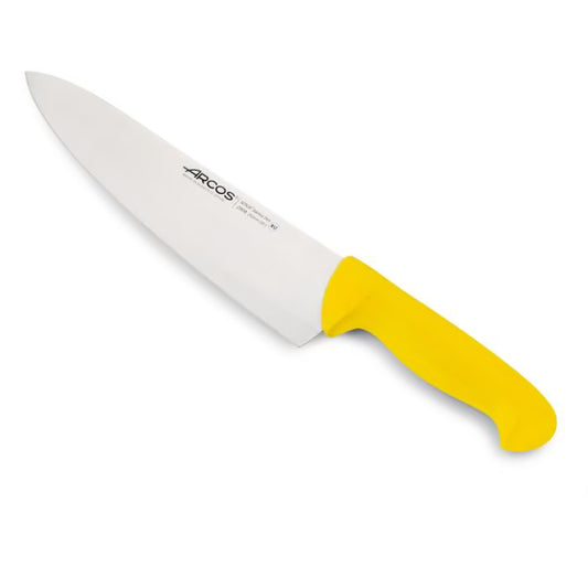 CHEF'S KNIFE 10" Yellow 250 MM, NITRUM® Stainless Steel, Polypropylene (PP), Arcos