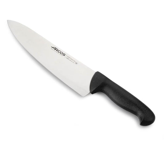 CHEF'S KNIFE 10" Black 250 MM, NITRUM® Stainless Steel, Polypropylene (PP), Arcos