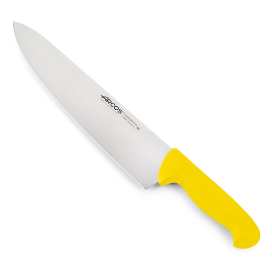 CHEF'S KNIFE 12" Yellow 300 MM, NITRUM® Stainless Steel, Polypropylene (PP), Arcos