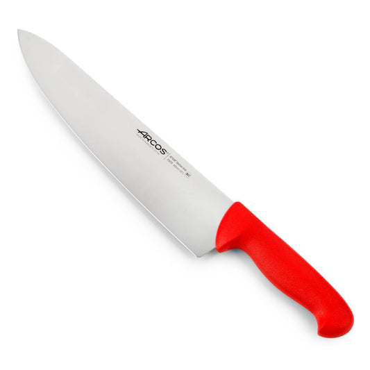 CHEF'S KNIFE 12" Red 300 MM, NITRUM® Stainless Steel, Polypropylene (PP), Arcos