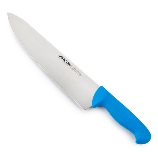 CHEF'S KNIFE 12" Blue 300 MM, NITRUM® Stainless Steel, Polypropylene (PP), Arcos