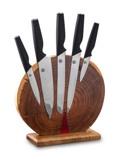 knife block with set of 5