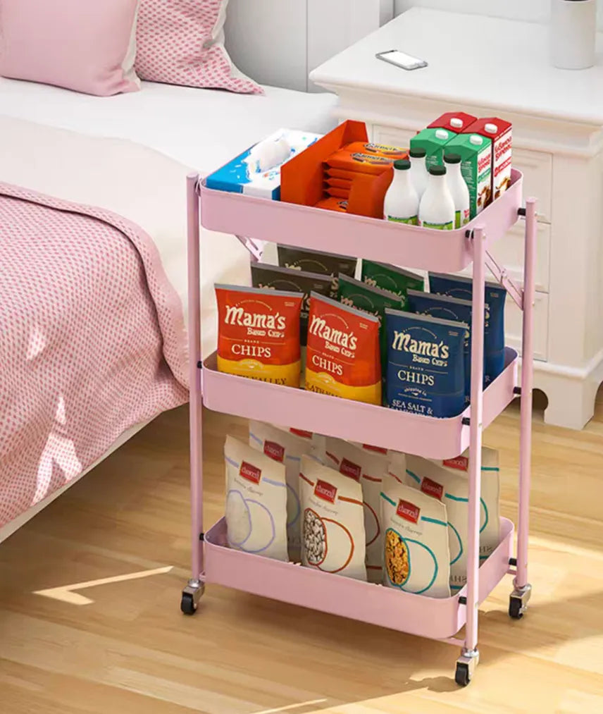 Multi-Function Foldable Mobile Cart