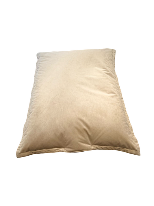 The Bull Deluxe Beanbag - Sand - Fabric: Velvet B125 x H155 CM
