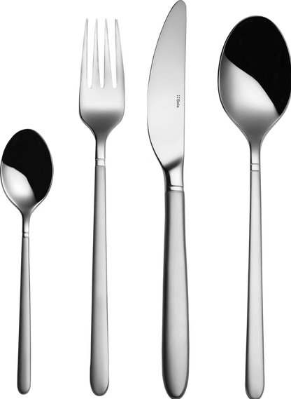 Cutlery Set - Porto PVD Grey 24pcs