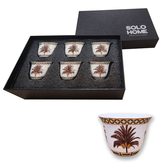 Gawa Cups Set of 6 Pcs - Date Tree