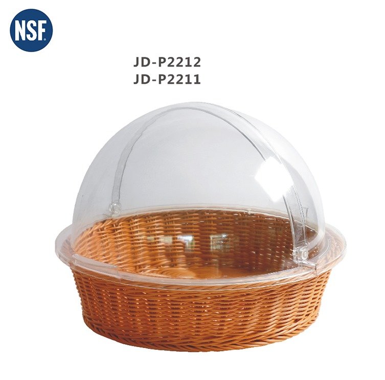 BrightStone Basket with PC Cover JD-P2212 Round Storage Basket
