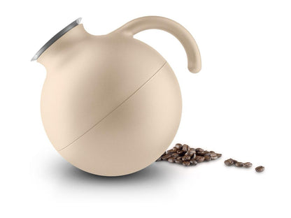 Vacuum Jug Globe 1.0L - Soft beige - Eva Solo