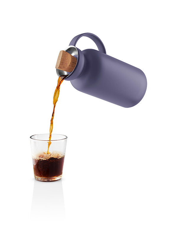 Silhouette Vacuum Jug - 1.0L - Violet Blue - Eva Solo