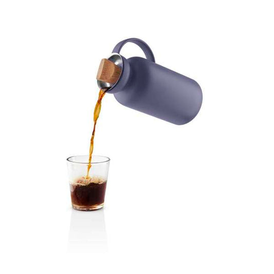 Silhouette Vacuum Jug - 1.0L - Violet Blue - Eva Solo