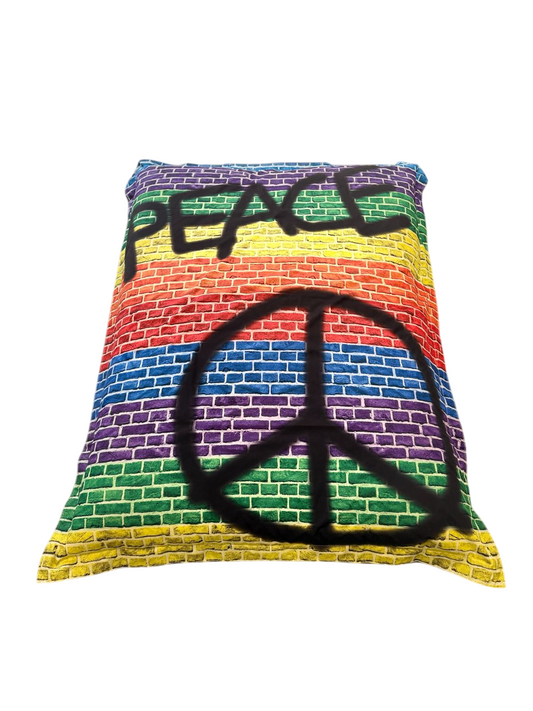 Mega Bag Motiv Beanbag - Peace L178 x 138 CM
