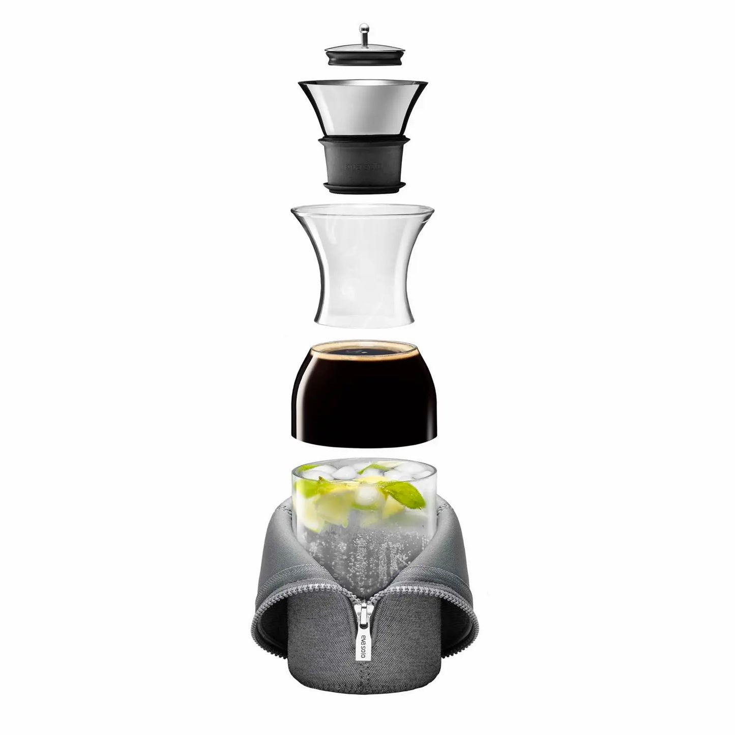 Fridge carafe - 1 liter - Navy blue