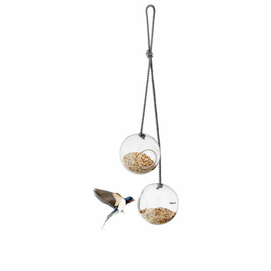 Glass Bird Feeders - 2pcs - Eva Solo