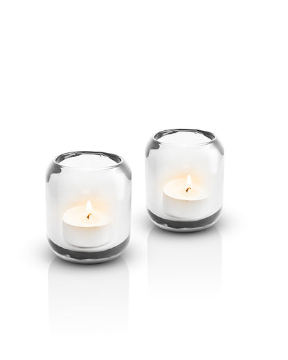 2 Acorn Tealight Holder Clear - Eva Solo