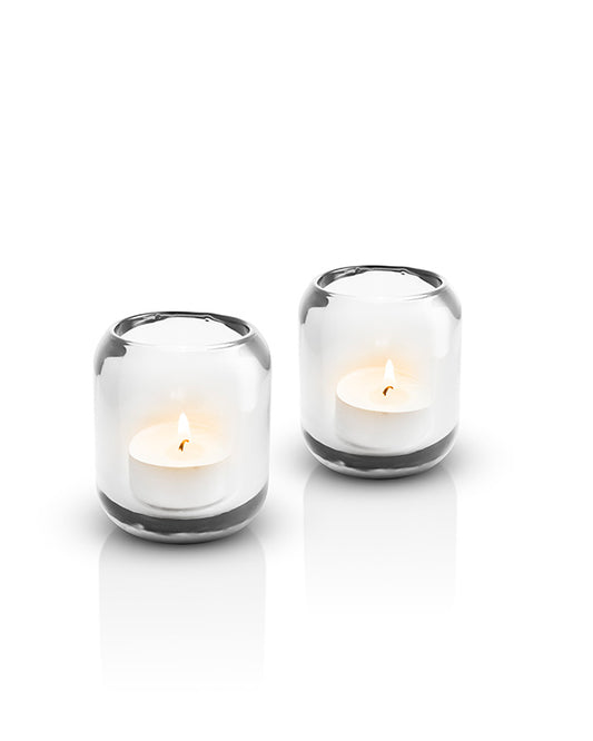 2 Acorn Tealight Holder Clear - Eva Solo