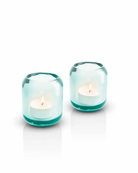 2 Acorn Tealight Holder - Laguna