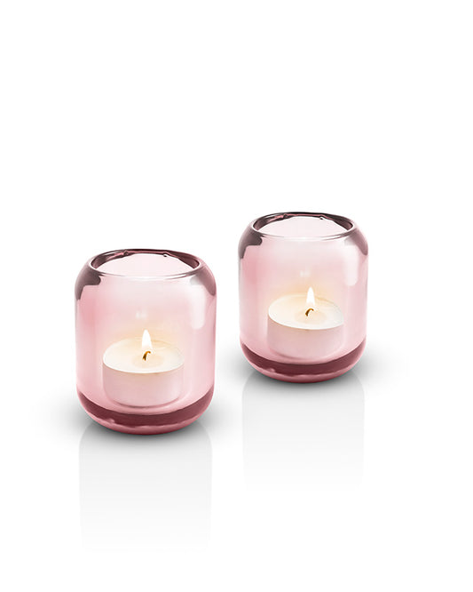 2 Acorn Tealight Holder Rose - Eva Solo