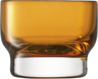 Utility Tealight Holder Set of 2 - Amber