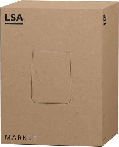 Market Glass Vase - Clear, H16cm