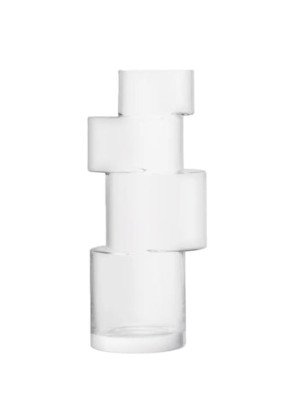 Tier Vase H35cm Clear