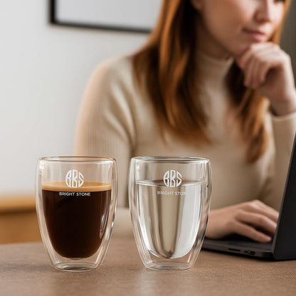 Insulated Tea Glasses Set of 2