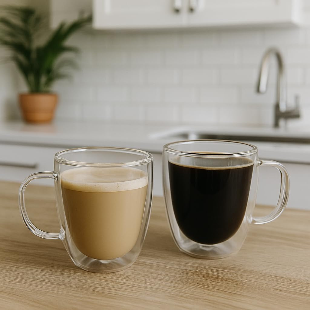 Double Wall Cappuccino Glass Set of 2