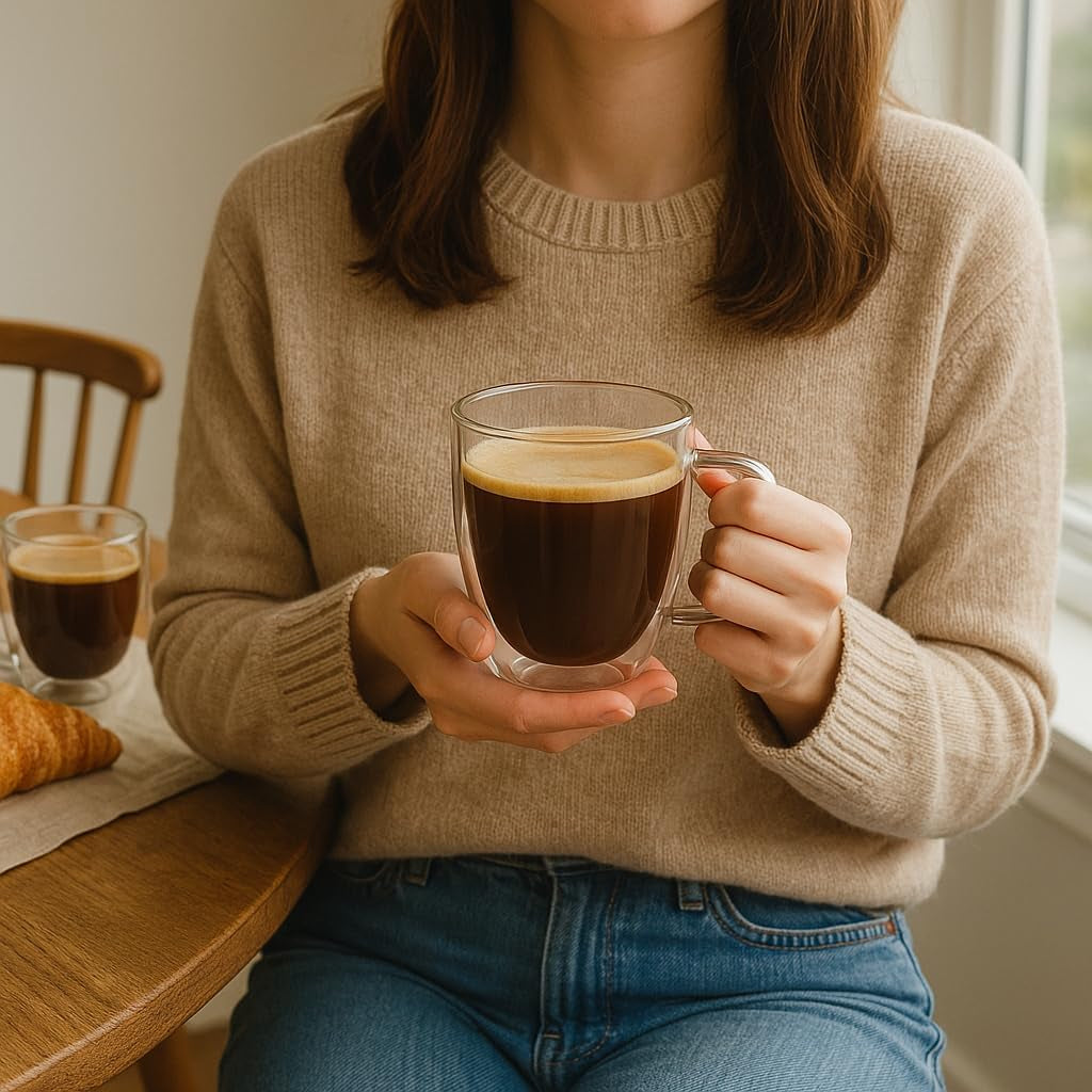 Double Wall Cappuccino Glass Set of 2