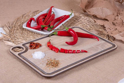 CUTTING BOARD NATURAL 330x230 MM. BOX - TABLAS.