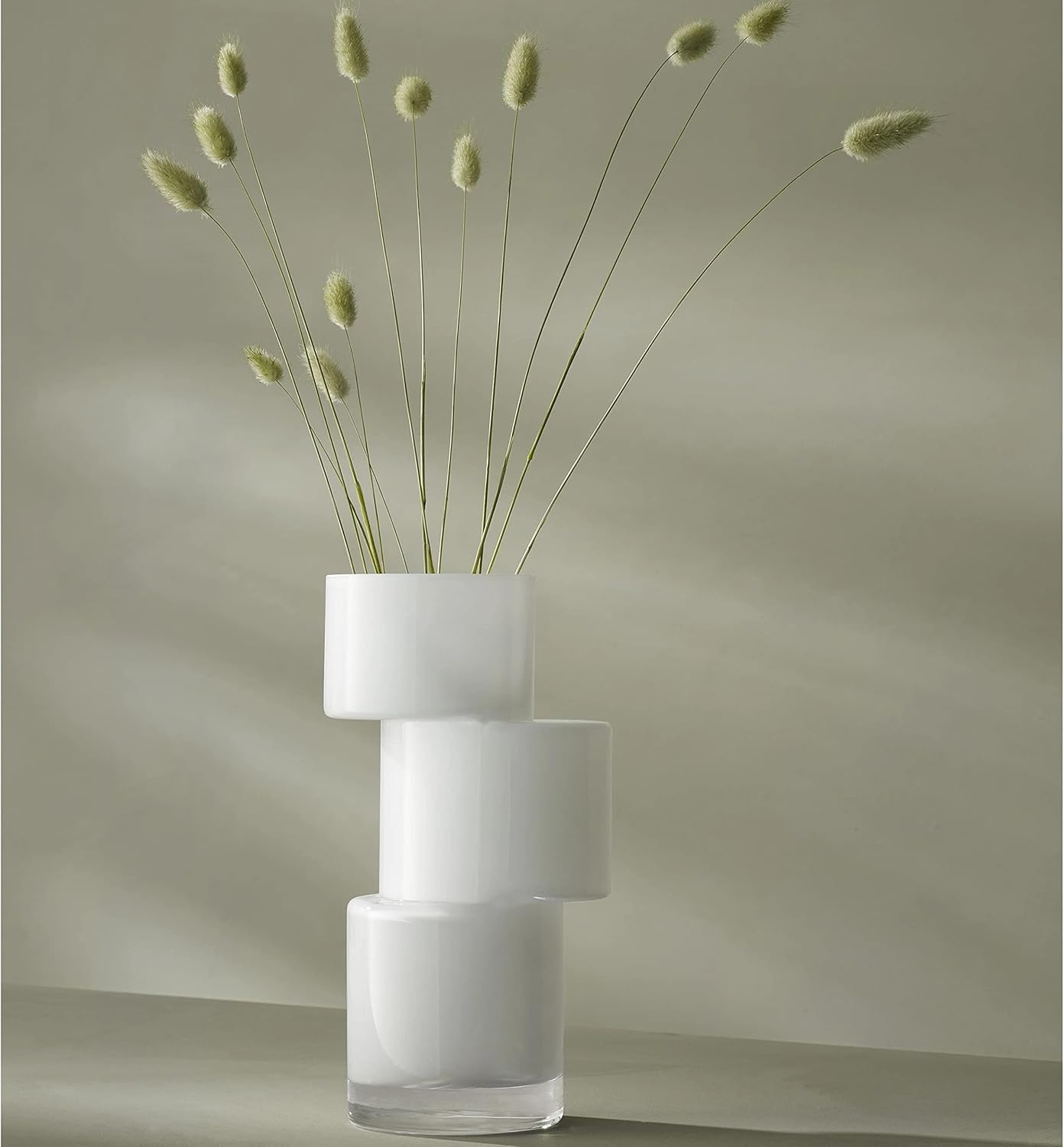 Tier Vase H35cm Chalk White
