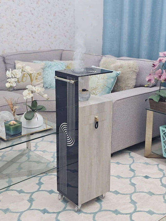 BR-WD-BK Bakhoor Burner Trolley