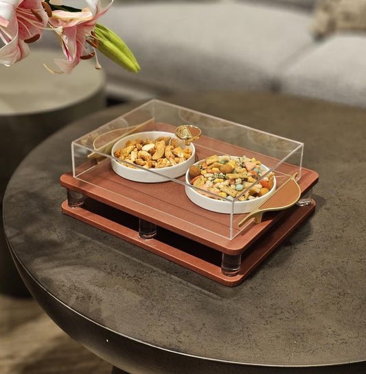 NT-2-BR Nuts Serving Stand