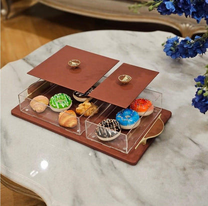 Dates & Sweets Serving Stand - Brown