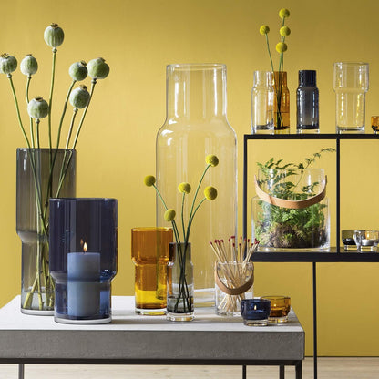 Utility Tealight Holder Set of 2 - Amber