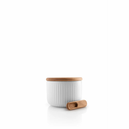 Salt cellar w/lid+spoon Nova