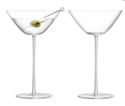 Bar Culture Cocktail Glass 280ml Clear x 2