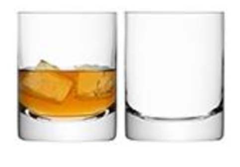 Bar Tumbler 250ml Clear x 2