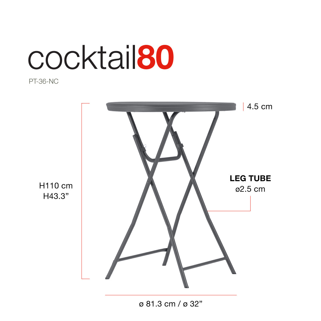 New Zown Cocktail80 Folding Table
