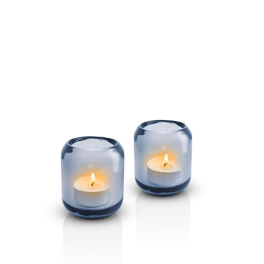 2 Acorn Tealight Holder Sea