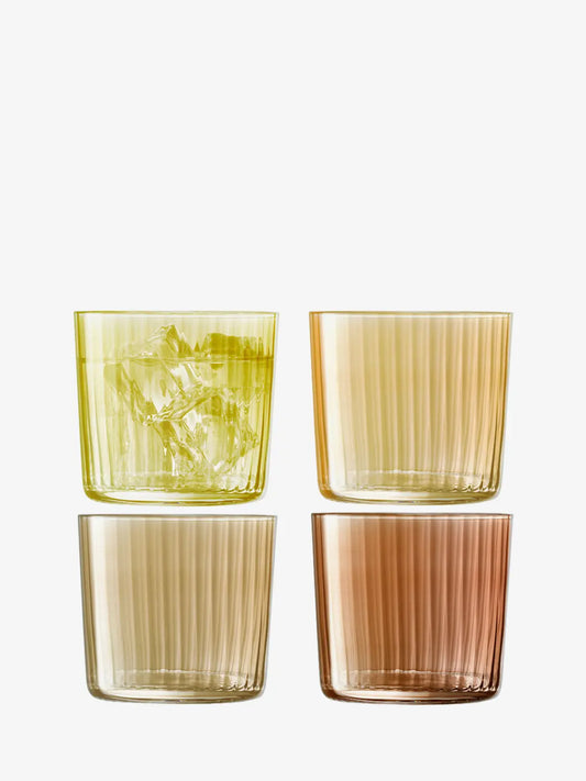 Gems Tumbler 310ml Assorted Amber x 4