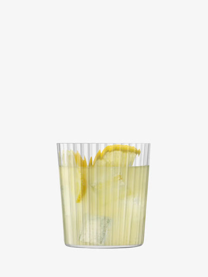 Gio Line Tumbler 390ml Clear x 4
