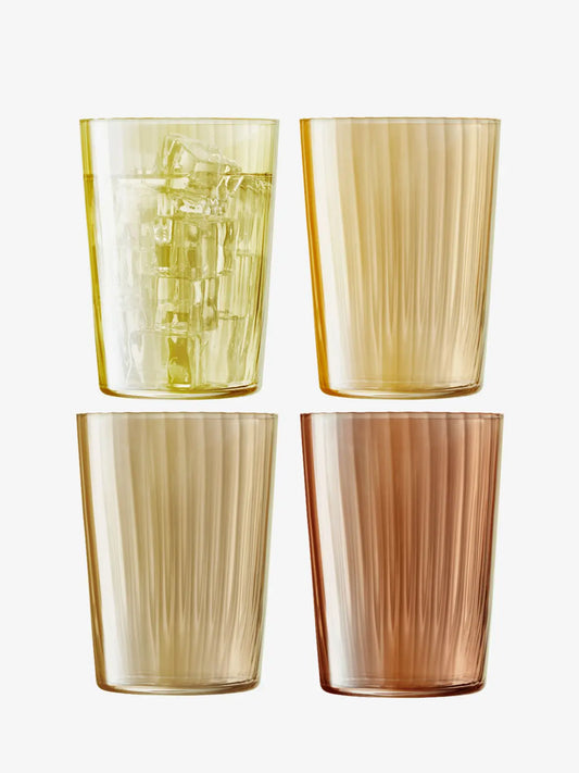 Gems Tumbler 560ml Assorted Amber x 4