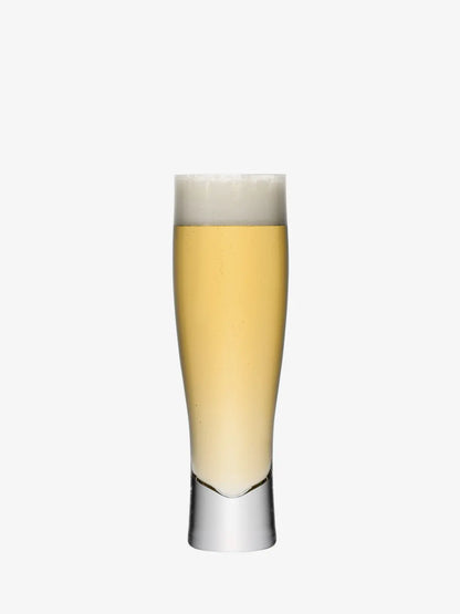 Bar Lager Glass 550ml Clear x 2