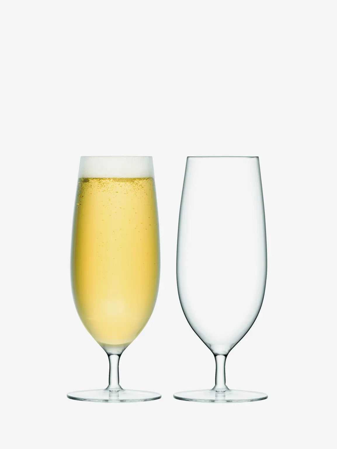 Bar Pilsner Glass 450ml Clear x 2