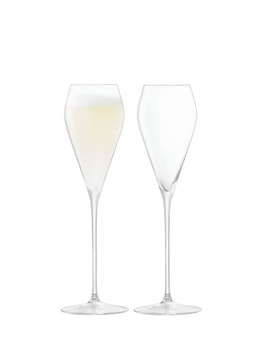 Wine Prosecco Glass 250ml Clear x 2