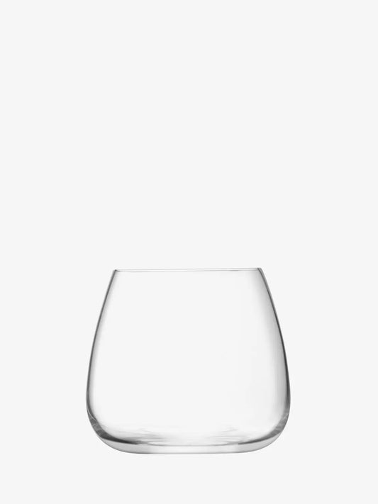 Wine Culture Stemless Wine Glass 385ml Clear x 2