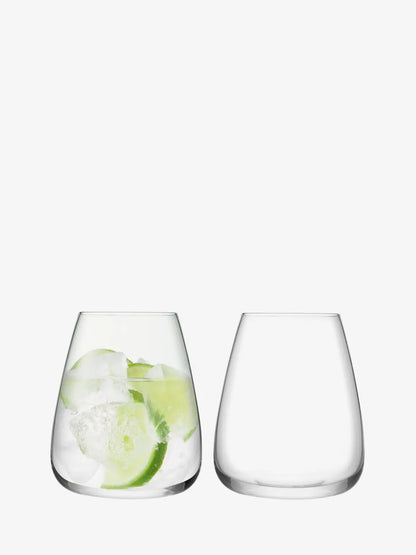 Wine Culture Water Glass 590 ml Clear x 2